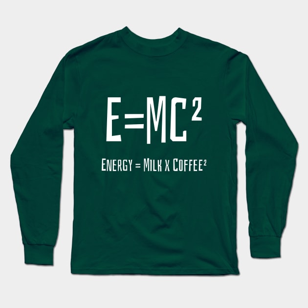 E=MC² Long Sleeve T-Shirt by Lite Style Designs